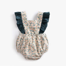 Load image into Gallery viewer, Cotton Summer Baby Girl Romper with Floral Design - # BAAA21110044
