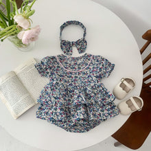 Load image into Gallery viewer, Summer Infant Baby Floral Romper | With Headband - # BAAA21110047

