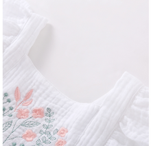 Load image into Gallery viewer, New Summer Double Gauze Embroidered Baby Romper - # BAAA21110042
