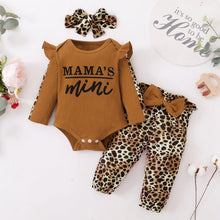 Load image into Gallery viewer, Newborn Baby Girl Outfit Set with Ruffles and Bow - # BAAA51210036
