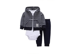 Load image into Gallery viewer, Newborn Fleece Hooded Jacket and Romper Set | 24 different models - # BAAA51210041
