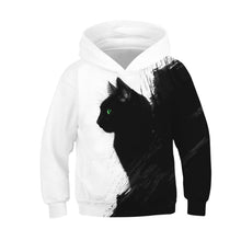 Load image into Gallery viewer, Children's Hooded Long-Sleeved Sweater | With Print - # BOAA13510047 &amp; GIAA23510033
