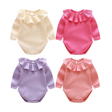 Load image into Gallery viewer, Newborn Baby Girl Romper | With Candy Ruffles | Outfit - # BAAA21110038
