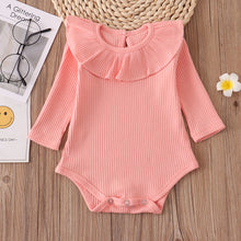 Load image into Gallery viewer, Newborn Baby Girl Romper | With Candy Ruffles | Outfit - # BAAA21110038
