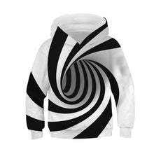 Load image into Gallery viewer, Children's Hooded Long-Sleeved Sweater | With Print - # BOAA13510047 &amp; GIAA23510033
