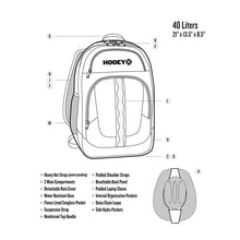 Load image into Gallery viewer, HOOey "Ox" Flag (Grey/Black) - Backpack
