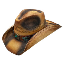 Load image into Gallery viewer, Peter Grimm Barely - Straw Cowboy Hat
