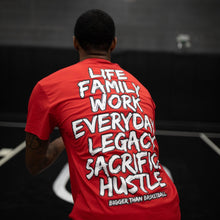 Load image into Gallery viewer, Basketball is Life - T-Shirt - Red

