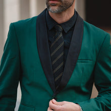 Load image into Gallery viewer, Milano - Silk Jacquard Tie - Black and Gold
