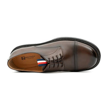 Load image into Gallery viewer, Big Cap Toe Derby shoes Coffee
