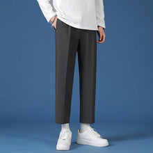 Load image into Gallery viewer, Pants Boys Mens Korean Fashion Hip Hop Classic Nine-Point Pants 2022 Boys Men Oversize Breathable Wide Leg Casual Straight Trouser27-38 - # BOAA13410007
