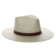 Load image into Gallery viewer, Biltmore She - Wide Brim Toyo Straw Fedora Hat
