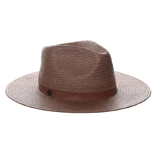Load image into Gallery viewer, Biltmore She - Wide Brim Toyo Straw Fedora Hat

