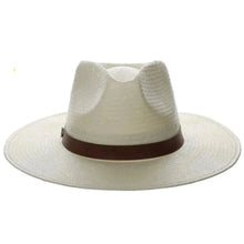Load image into Gallery viewer, Biltmore She - Wide Brim Toyo Straw Fedora Hat
