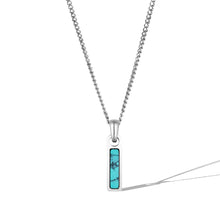 Load image into Gallery viewer, Birthstone Tag Necklace - Silver

