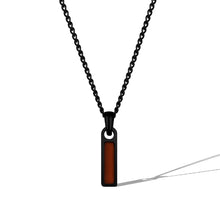 Load image into Gallery viewer, Birthstone Tag Necklace - Stealth
