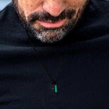 Load image into Gallery viewer, Birthstone Tag Pendant - Stealth
