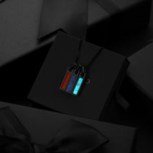 Load image into Gallery viewer, Birthstone Tag Necklace - Stealth
