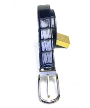 Load image into Gallery viewer, Style: Maurice Alligator Belt-Black

