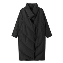 Load image into Gallery viewer, Black Down Coat For Women, SoHo, BYMANYC New York.
