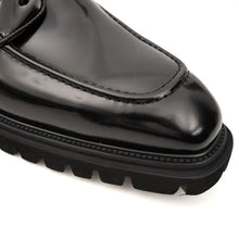 Load image into Gallery viewer, Black Patent Lug Sole Boot
