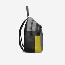 Load image into Gallery viewer, Black &amp; Yellow Vegan Backpack BYMANYC ® New York – Italy Made
