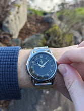 Load image into Gallery viewer, Black and Gold Classic Watch
