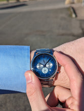Load image into Gallery viewer, Blue Retro Chronograph
