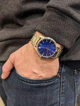 Load image into Gallery viewer, Blue Sunburst Watch
