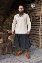 Load image into Gallery viewer, Rus Pants Borys Herringbone Black/Grey
