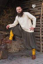 Load image into Gallery viewer, Rus Pants Borys Herringbone Olive/Grey
