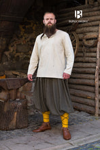 Load image into Gallery viewer, Rus Pants Borys Herringbone Olive/Grey
