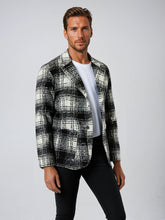Load image into Gallery viewer, Boiled Wool Plaid Blazer

