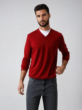 Load image into Gallery viewer, Merino Blend V-Neck
