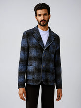 Load image into Gallery viewer, Boiled Wool Plaid Blazer
