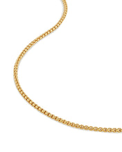 Load image into Gallery viewer, Box Chain Necklace, 2MM - 14K Gold
