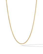 Load image into Gallery viewer, Box Chain Necklace, 2MM - 14K Gold
