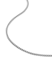Load image into Gallery viewer, Box Chain Necklace, 2MM - Sterling Silver
