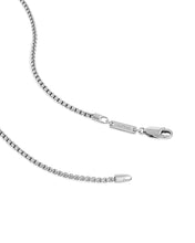 Load image into Gallery viewer, Box Chain Necklace, 2MM - Sterling Silver
