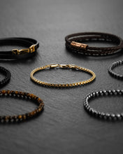 Load image into Gallery viewer, Box Chain Bracelet, 3MM - 14K Gold
