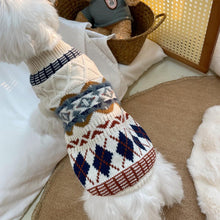 Load image into Gallery viewer, British Retro Argyle Fair Isle Sweater for Pet | NCS
