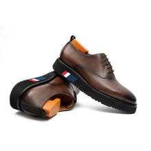 Load image into Gallery viewer, Brown Calfskin Oxford Shoes

