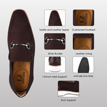 Load image into Gallery viewer, Jack Mens Leather Textile Casual Loafers
