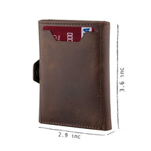 Load image into Gallery viewer, Verona Front Pocket Trifold Leather Wallet
