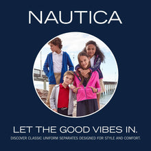 Load image into Gallery viewer, Nautica Boys' Basic Fleece Jogger Sweatpants, Elastic Waistband with Drawstring Closure, Super Soft Cotton-Blend 10-12 Navy Blue - # BOAA12410002
