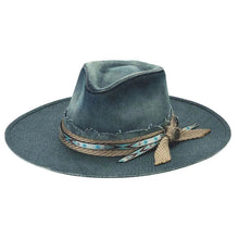 Load image into Gallery viewer, Bullhide Believer - Wide Brim Denim Cowboy Hat
