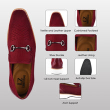 Load image into Gallery viewer, Jack Mens Leather Textile Casual Loafers

