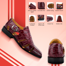 Load image into Gallery viewer, Bidwill Genuine Leather Fisherman Flat Sandals
