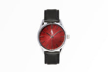 Load image into Gallery viewer, Burgundy Sunburst Watch
