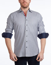 Load image into Gallery viewer, Button-Up Shirt //  - Contemporary Fit - contrast  trimming- final sale
